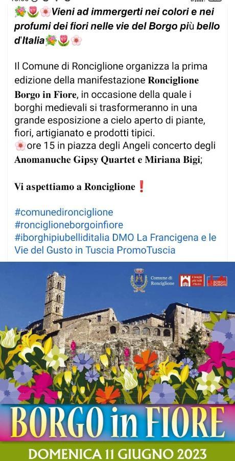 Apartmán La Casina Di Karol Ronciglione  Exteriér fotografie